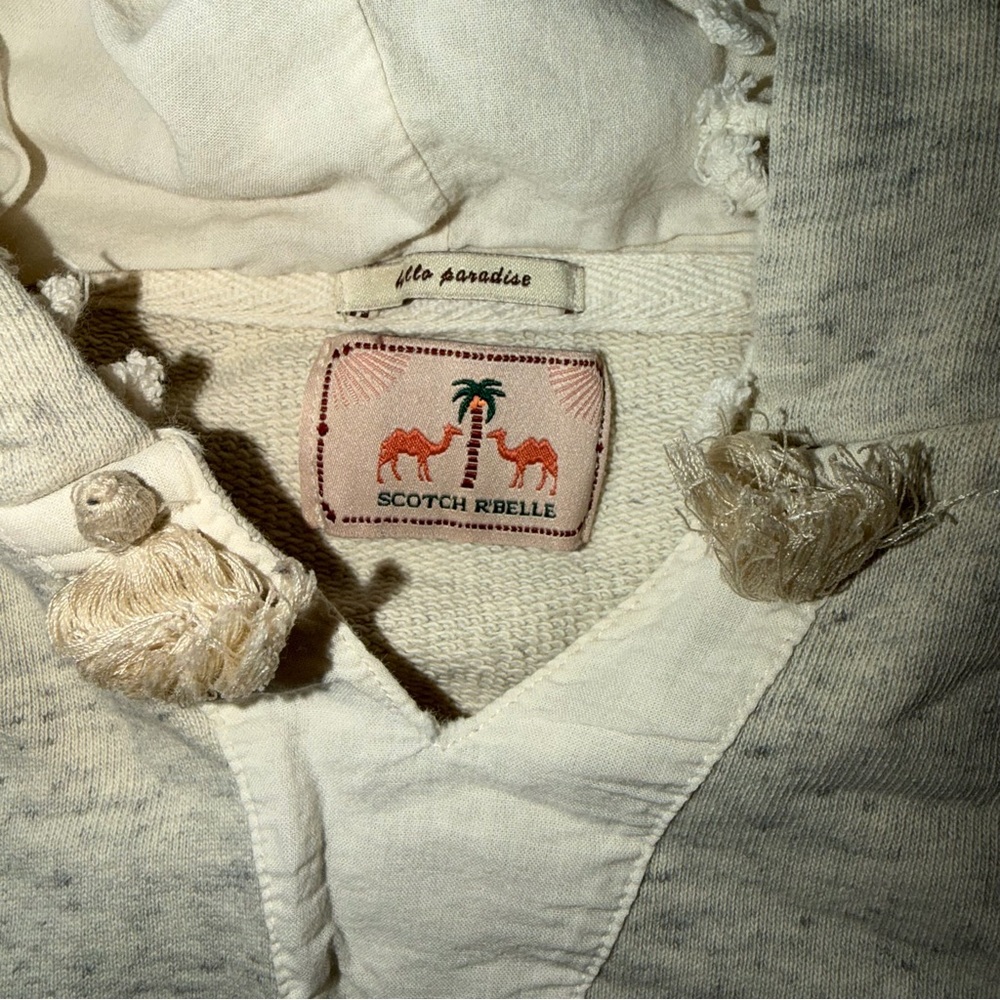 Scotch R'Belle Cream Pullover with Tassel Accents - Picture 3 of 5